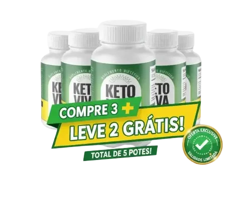 5 frascos keto viva